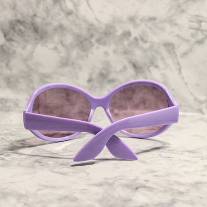 Color Tinted Curved Butterfly Sunglasses